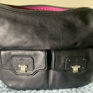 Cole Haan Black Leather Shoulder Bag
